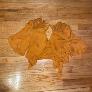 Open Back Cropped Top